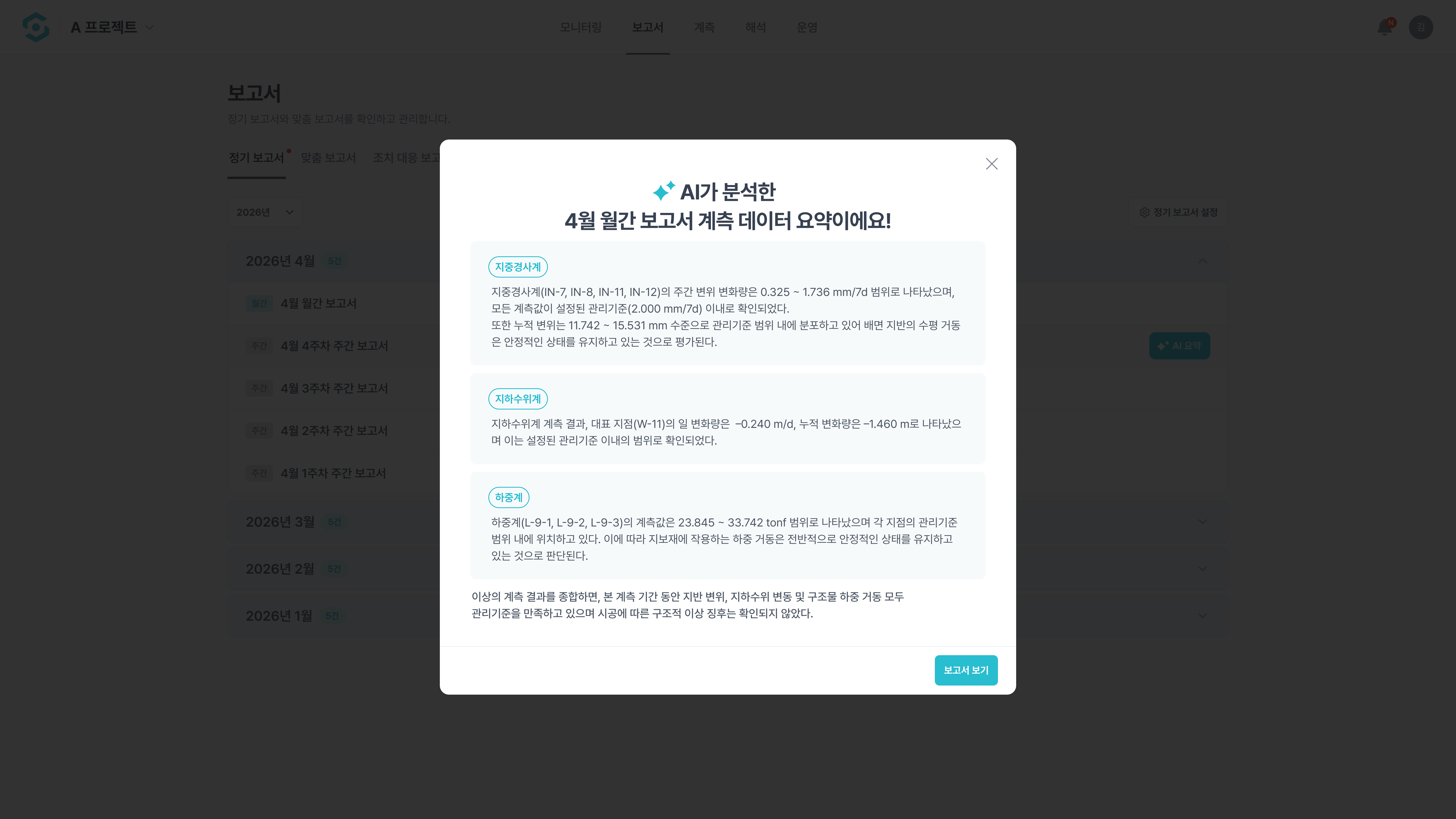 AI 종합 분석